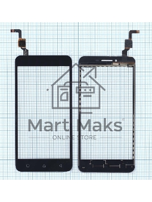 Сенсорное стекло (тачскрин) для Lenovo Lemon 3 (K32C36) черное