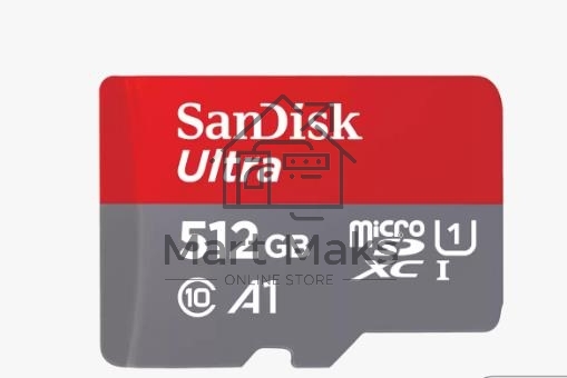 Флеш карта microSD 512GB SanDisk microSDXC Class 10 Ultra UHS-I A1 140MB/s