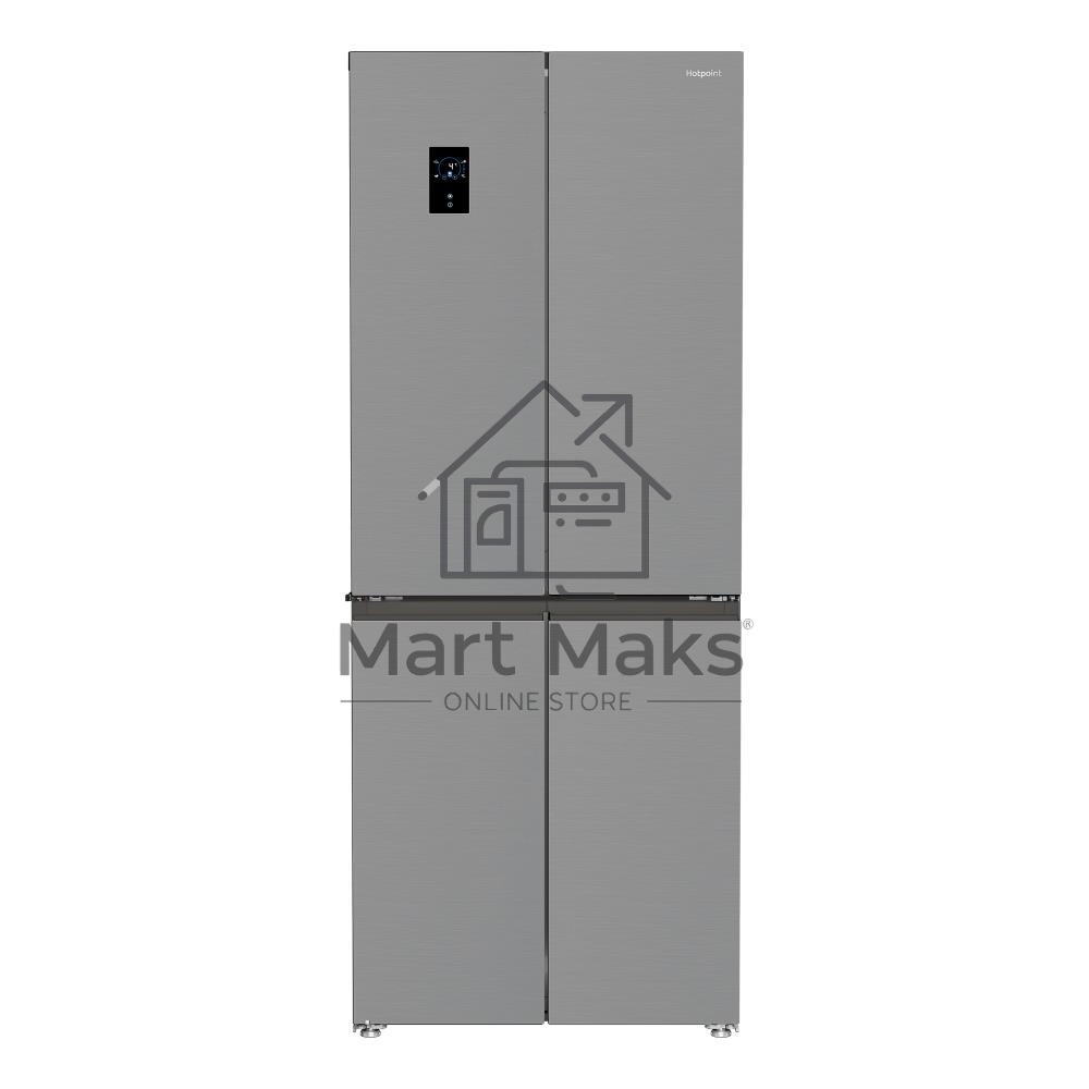 Холодильник Hotpoint HFP4 480I X нержавеющая сталь трёхкамерный 300/150л морозилка снизу, No Frost