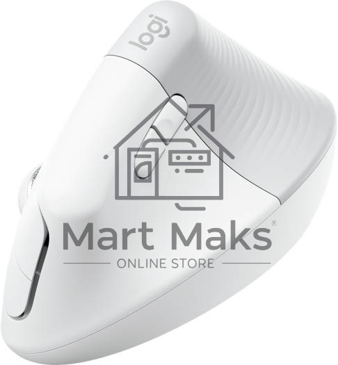 Мышь беспроводная Logitech Lift белый/серый, 4000 dpi, радиоканал, USB, кнопки - 6