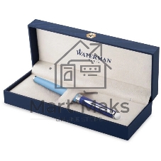 Ручка роллер Waterman Hemisphere Colour Blocking (2179926) Blue CT F черн. черн. подар.кор.