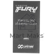 Оперативная память Kingston Fury Impact, DDR5, 8GB (1x8GB), 4800MHz, CL38 SO-DIMM