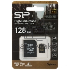 Флеш карта microSD 128Gb Silicon Power Golden High Endurance A1 V30 microSDXC Class 10 UHS-I U3 100/80 Mb/s