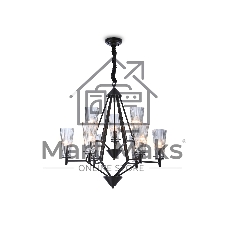 Светильник Ambrella light TR3238/6+3 BK черный E14/9 max 40W D730*720