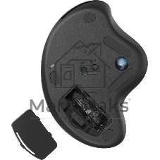 Трекбол Logitech M575S черный оптическая 2000dpi беспров. BT/Radio USB2.0 (910-007035)