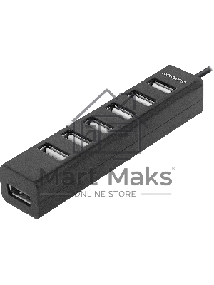 Универсальный USB разветвитель Defender Quadro Swift USB2.0, 7 портов