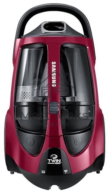 Пылесос Samsung VCC885HH3P красный, 430/2200 Вт, уборка сухая, пылесборник контейнер 2 л