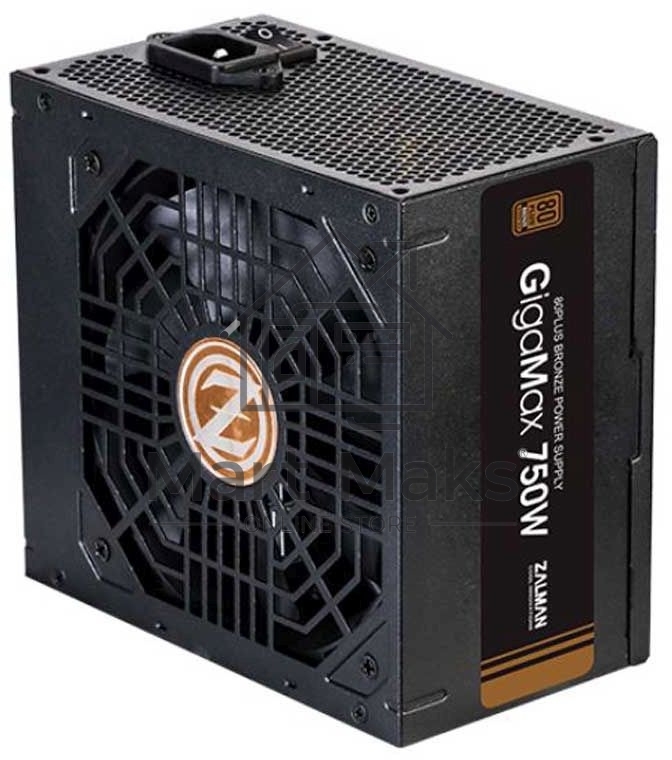 Блок питания Zalman ZM750-GVII, 750Вт, 80 PLUS Bronze, 120мм, черный