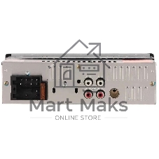 Автомагнитола Soundmax SM-CCR3168B, 1 DIN, Bluetooth, USB Type-A, AUX, пульт ДУ