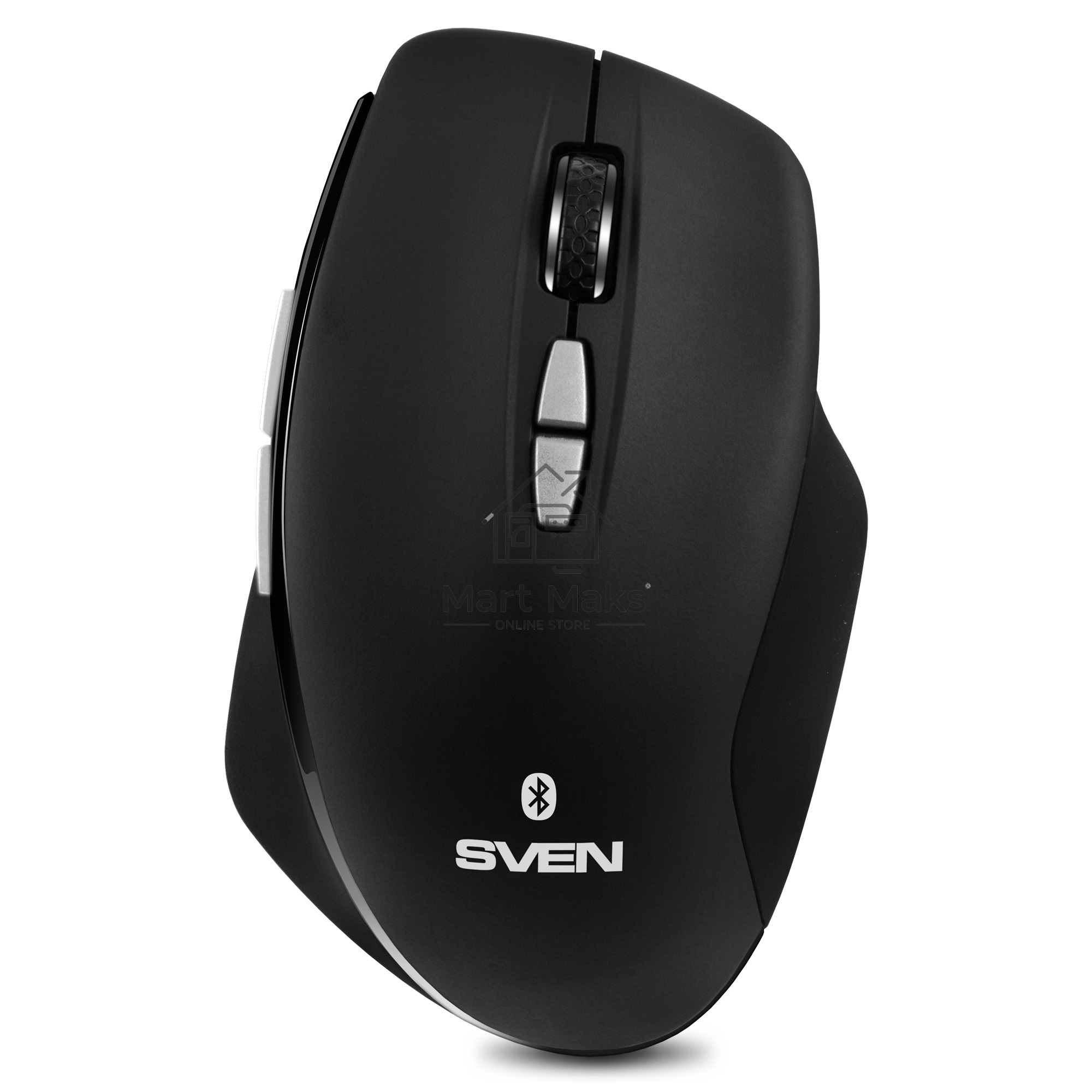 Мышь беспроводная SVEN RX-590SW черный, 1600 dpi, радиоканал, Bluetooth, USB, кнопки - 7