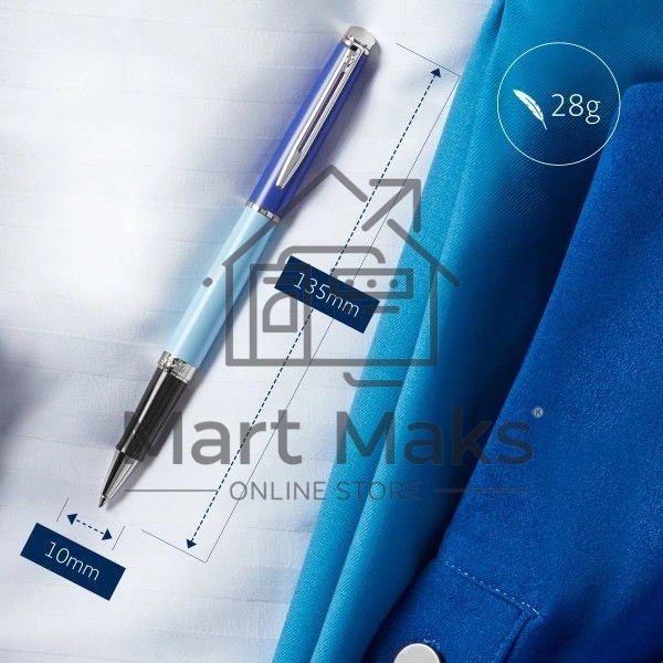 Ручка роллер Waterman Hemisphere Colour Blocking (2179926) Blue CT F черн. черн. подар.кор.