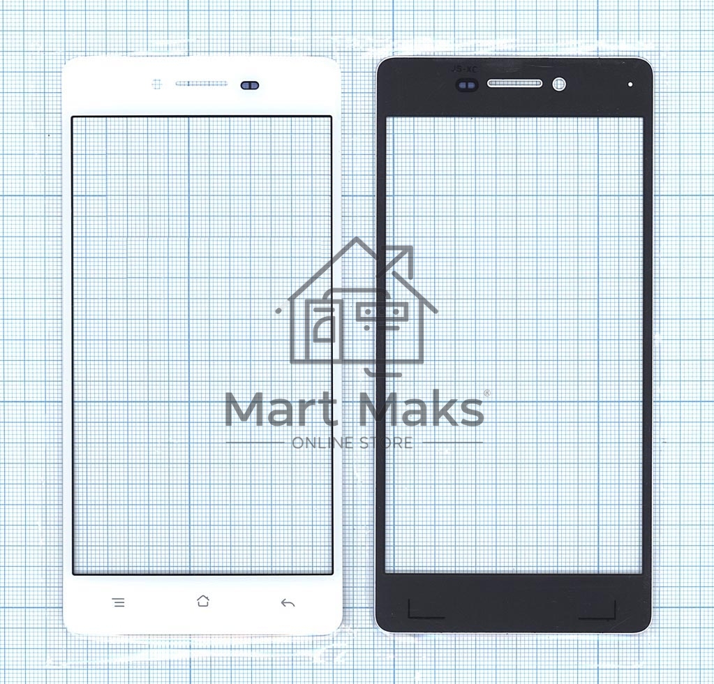 Защитное стекло для OPPO R7 белый