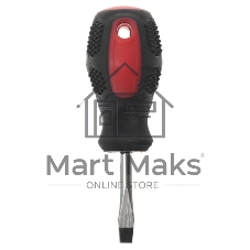 Отвертка Matrix Anti-Slip, SL5,0 х 38 мм, CrV, двухкомп. рукоятка
