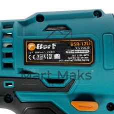 Гайковерт Bort BSR-12LI проводной автомобильный 93720636 12 В, 350 Нм, 3300 об/мин, 3,1 кг