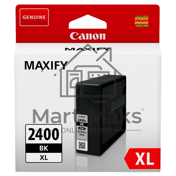 Картридж струйный Canon PGI-2400XL черный, 2500 стр., для MAXIFY iB4040/МВ5040/МВ5340