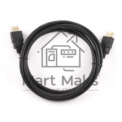 Кабель Cablexpert HDMI CC-HDMI4-6, 19M/19M, v2.0, медь, позол.разъемы, экран, 1.8м, черный, пакет