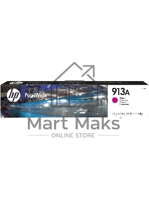 Картридж струйный HP 913A F6T78AE пурпурный для HP PW 352dw/377dw/Pro 477dw/452dw 3000стр.
