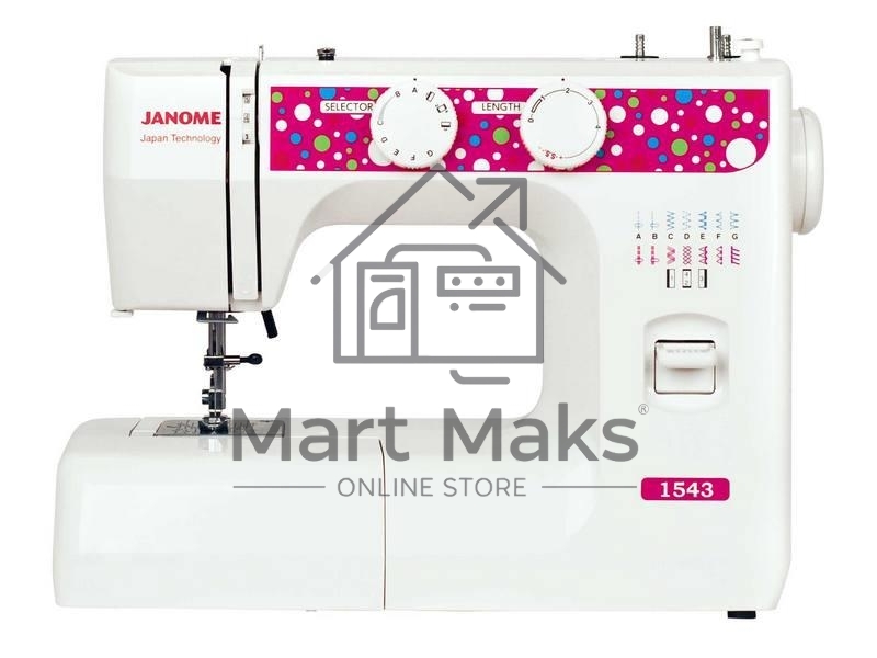 Швейная машина Janome 1543 белый