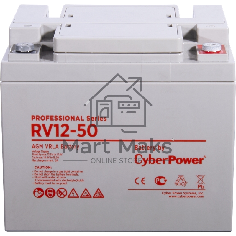 Батарея PS CyberPower Professional series RV 12-50 / 12V 50 Ah