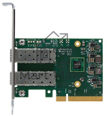 Сетевая карта ConnectX-6 Lx EN adapter card, 25GbE, Dual-port SFP28, PCIe 4.0 x8, No Crypto, Tall Bracket