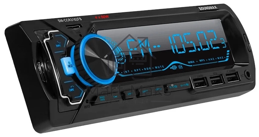 Автомагнитола Soundmax SM-CCR3182FB 1DIN 4x50 Вт