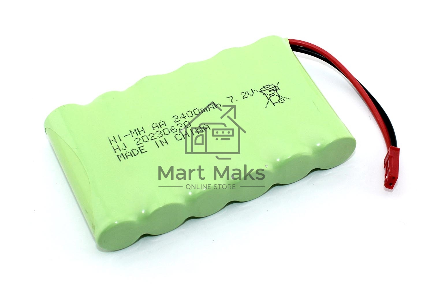 Аккумулятор Ni-Mh 7.2V 2400 mAh AA Flatpack разъем JST