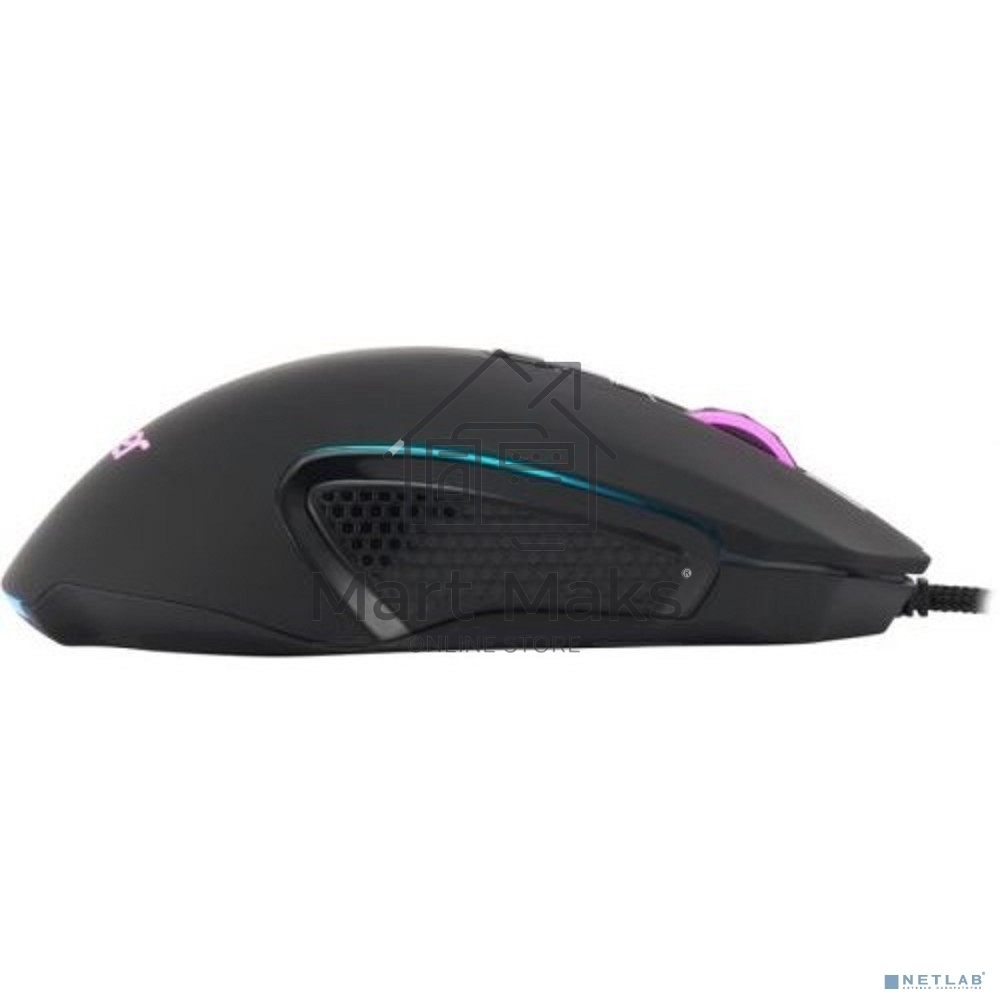 Мышь проводная Acer OMW160 черный, 6400 dpi, USB, кнопки - 8
