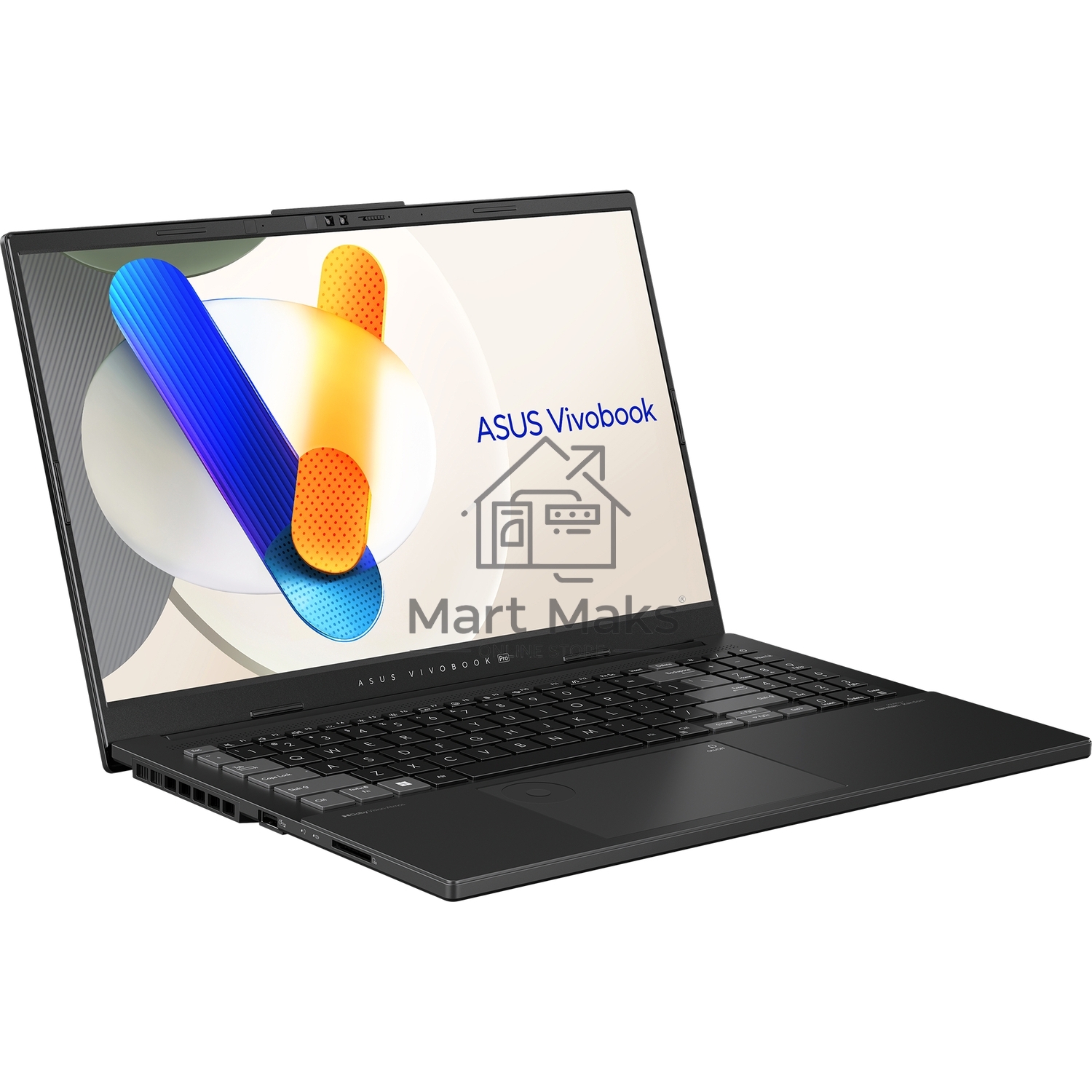 Ноутбук ASUS VivoBook Pro 15 OLED N6506MU Ultra 7 155H 16Gb SSD 1Tb NVIDIA RTX 4050 6Gb 15,6 2.8K OLED Cam 75Вт*ч No OS Серый N6506MU-MA100 90NB12Z3-M00570