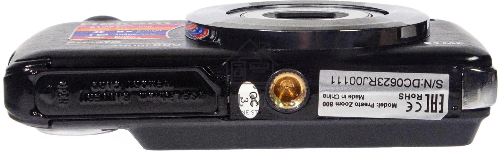 Фотоаппарат Rekam Presto zoom 800 черный 21Mpix Zoom8x 2.7