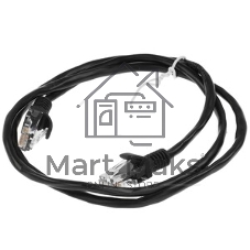 Патч-корд медный UTP Cablexpert PP10-1M/BK cat.5e, 1м, литой, многожильный, черный