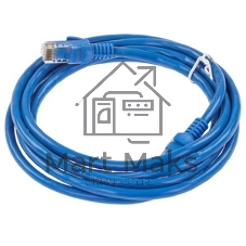 Патч-корд ExeGate UTP-RJ45-RJ45-C6-2M-BL, UTP, cat.6, 2м, синий
