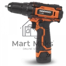 Дрель-шуруповерт Daewoo DAA 1220Li, 12 В, 1.5 Ач, 32 Нм, щеточный
