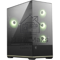 Компьютерный корпус MSI MAG Pano 110R PZ черный без БП ATX 6x120мм 7x140мм 2xUSB 3.0 1xUSB3.1 audio AirDuct bott PSU
