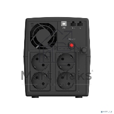 Источник бесперебойного питания CBR QTM-1500T-6I-LCUC / 1500ВА / 900Вт / 6 x IEC 320 C13 (компьютерный)