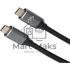 Кабель Digma D-Type-C-USB3.2-3m D-TYPE-C-USB3.2-100W-4K-3M 3м черный
