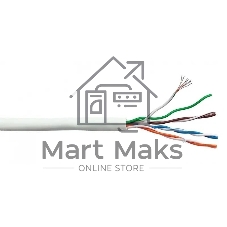 Кабель информационный LANMASTER LAN-5EUTP-HFLT-WH cat.5e UTP 4 пары 24AWG LSZH внутренний 305м белый