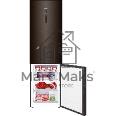 Холодильник Haier C4F740CDBGU1 графитовый двухкамерный 286/115л морозилка снизу, No Frost