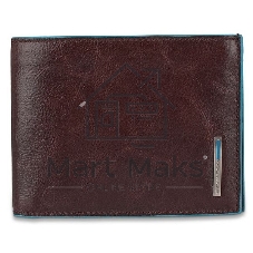 Кошелек мужской Piquadro Blue Square PU257B2R/MO коричневый натур.кожа Кошелек мужской Piquadro Blue Square PU257B2R/MO коричневый натур.кожа