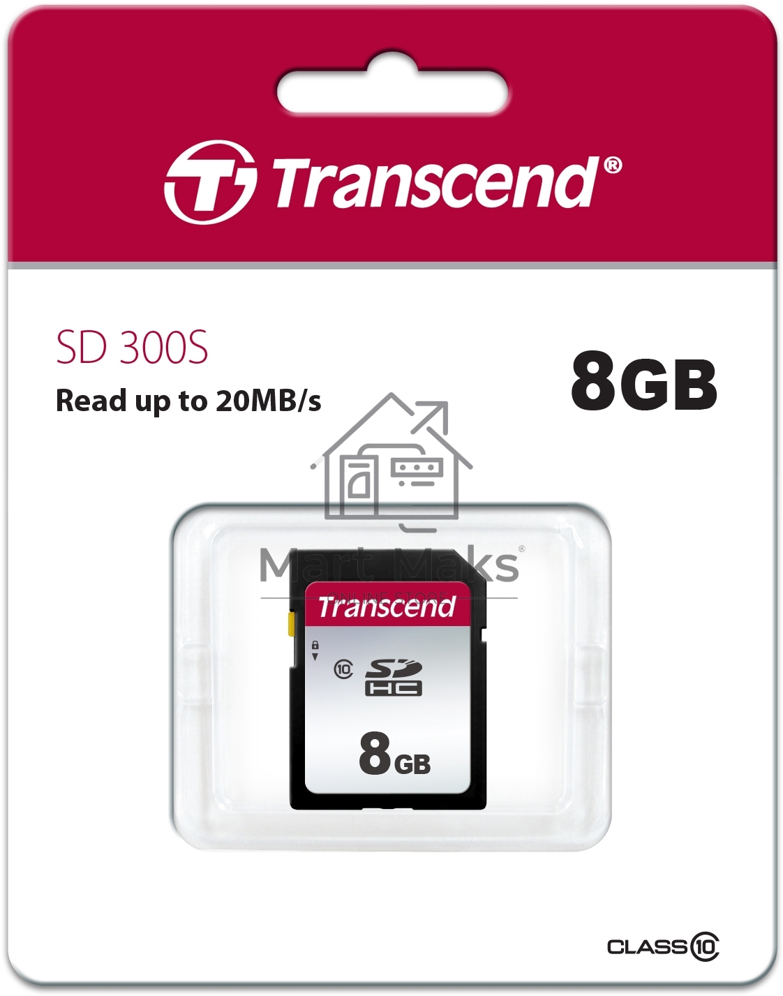 Флеш карта Transcend 8GB SDHC Class 10 UHS-I U1 R95, W45MB/s