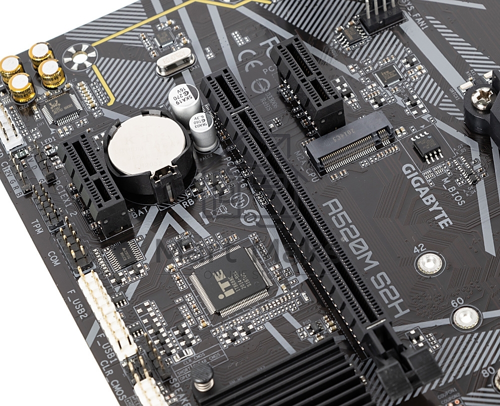 Материнская плата Gigabyte A520M S2H, AM4, AMD A520, 2xDDR4, 4xSATA, 1xM.2, 1xPCIe 3.0 x16, 2xPCIe x1, 1xHDMI, 1xDVI-D, 1xVGA, 1x 1Gb LAN, 4xUSB-A 3.2 Gen 1, 2xUSB-A 2.0, 3x3.5 мм, 7.1, mATX