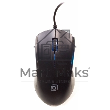 Мышь проводная Oklick 245M черный, 1000 dpi, USB, кнопки - 3