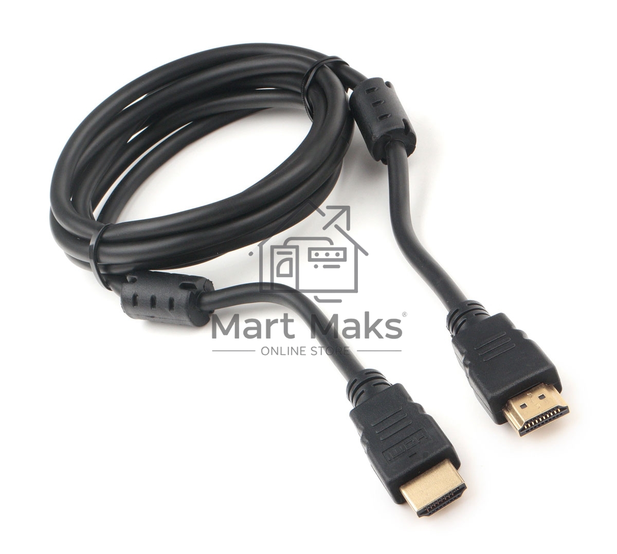 Кабель HDMI Cablexpert CCF2-HDMI4-6, 19M/19M, v2.0, медь, позол.разъемы, экран, 2 фер.кольца, 1,8м, черный, пакет