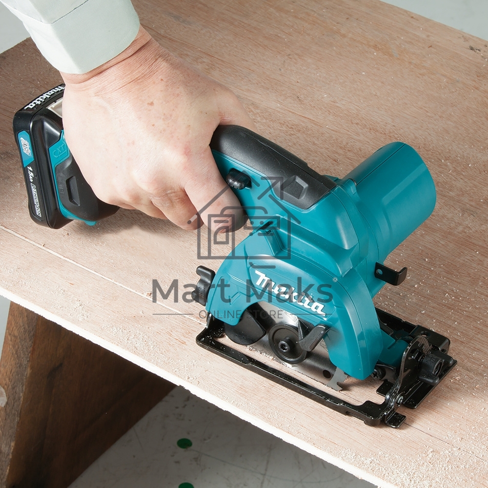 Пила циркулярная MAKITA HS301DWAE10.8В 2х2Ач Li-ion 1500об\м диск-ф85мм рез-25.5мм 1.6кг чем