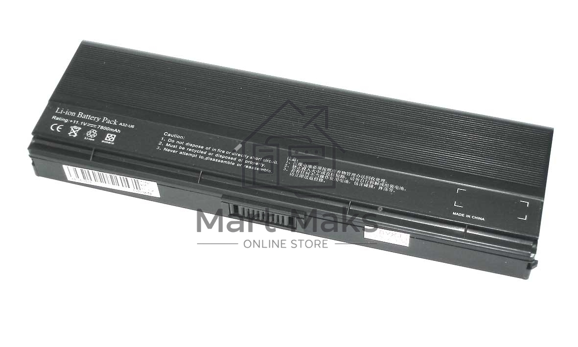 Аккумуляторная батарея для ноутбука Asus N20A U6E 7800mAh  OEM черный