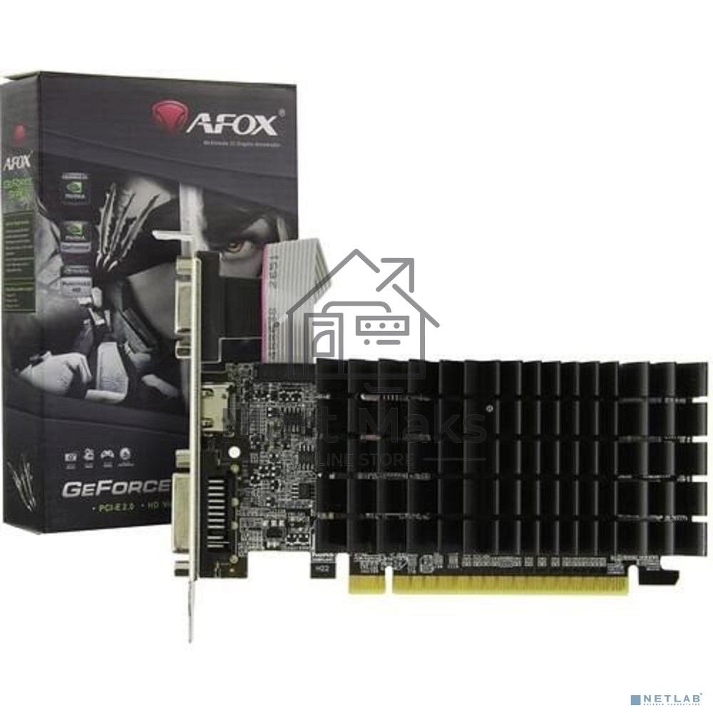 Видеокарта AFOX AF210-1024D3L5-V2 Geforce G210 1GB DDR3 64BIT, LP Heatsink