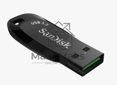 Флешка USB R/W 32GB SanDisk CZ550 Ultra Curve, USB 3.2 Green