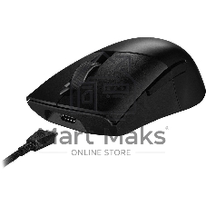 Мышь беспроводная/проводная ASUS ROG Keris Wireless AimPoint черный, 36000 dpi, радиоканал, Bluetooth, USB, кнопки - 5