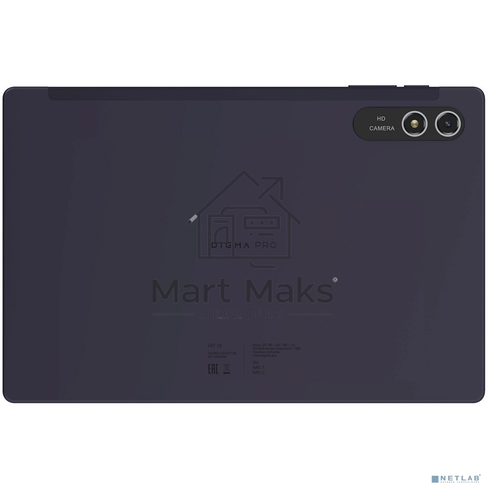 Планшет Digma Pro HIT 18 T616 (2.0) 8C RAM8Gb ROM256Gb 10.5