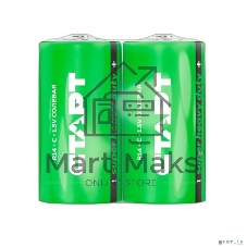 Батарейки СТАРТ R14-SH2 - 24/288, C, 2 шт. в шринке со стикером
