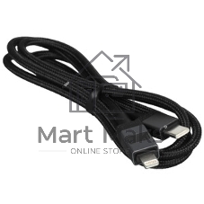 Кабель USB2.0 Hoco Type-C/Lightning, 2.4А, 27Вт,с дисплеем, X118, 1м, черный, коробка